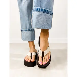 Corkys Mai Tai Flip-Flops in CREAM