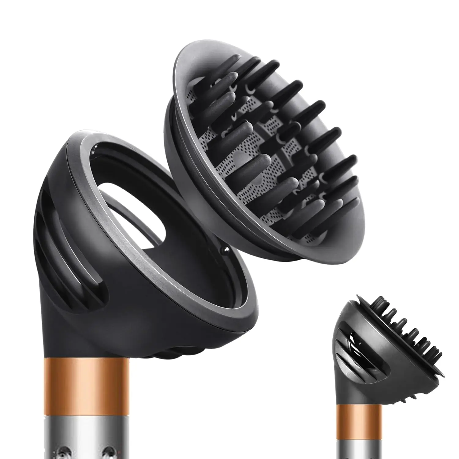 Curl Defining Diffuser Attachment for Airwrap, Compatible with Wavy, Curly, and Coily Hair, Enhances Curls and Adds Definition
