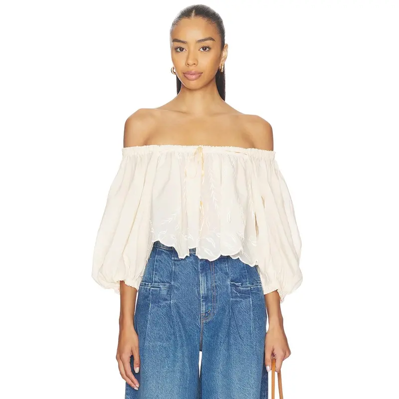 Free People Bali Daydream Melody Top in Mother Of Pearl Combo