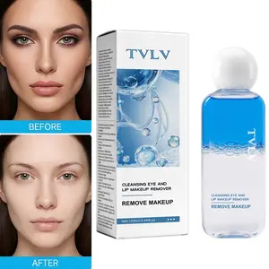 Refreshing Facial Makeup Remover Bi Phase Structure Gentle Cleansing Full Face Applicable Quick Dissolve No Tightness Clean Skin Without Residue
