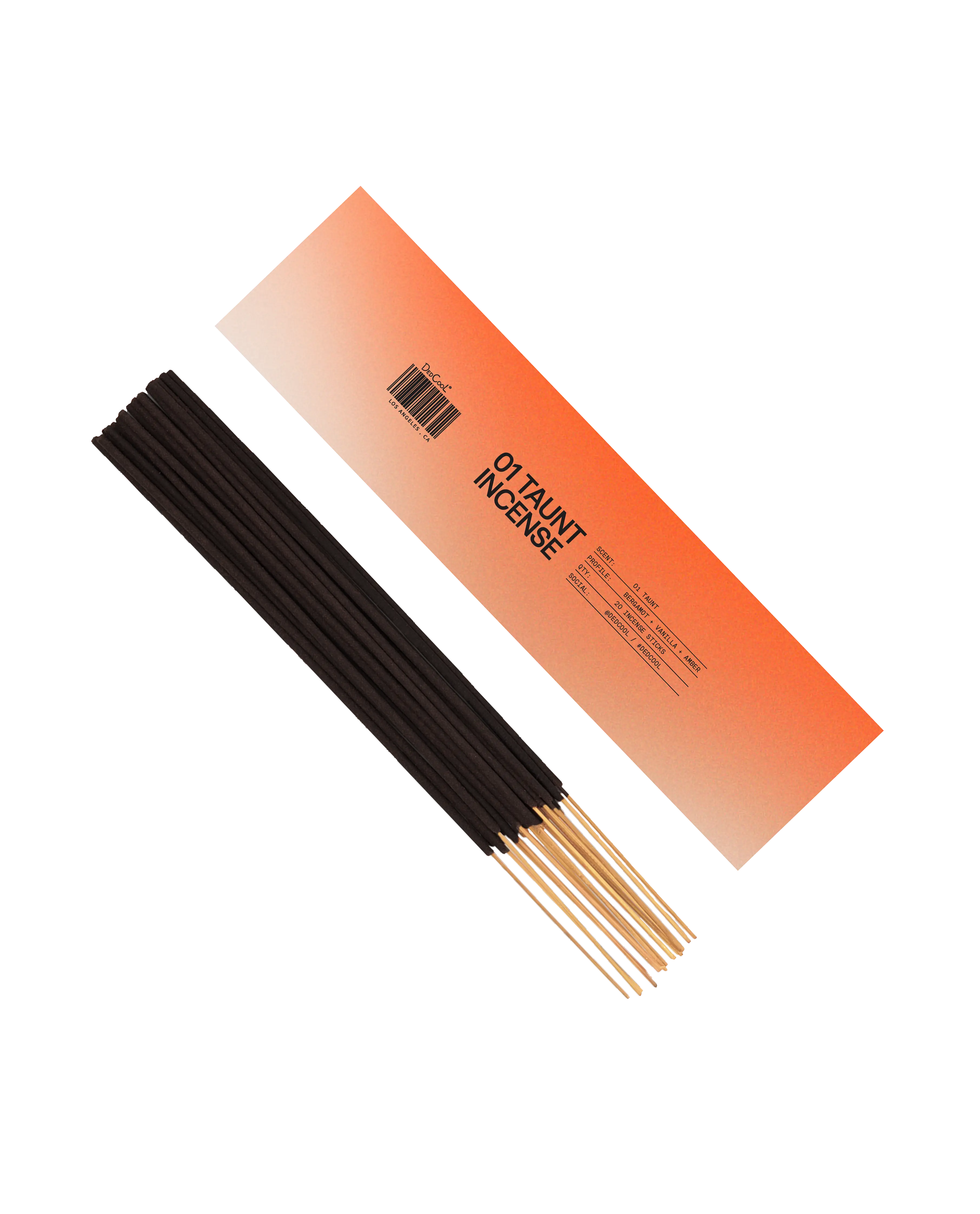 DedCool 01 Taunt Incense Sticks - Sweet & Nostalgic Aromatic Scent