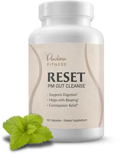 Paulina Fitness Reset Overnight Digestive Aid, Bloating Relief, & Gut Health Supplement | Digestive Cleanse to Support Weight Management