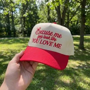 Embroidered Trucker Hat Excuse Me, You Look Like You Love Me, Nashville Gift
