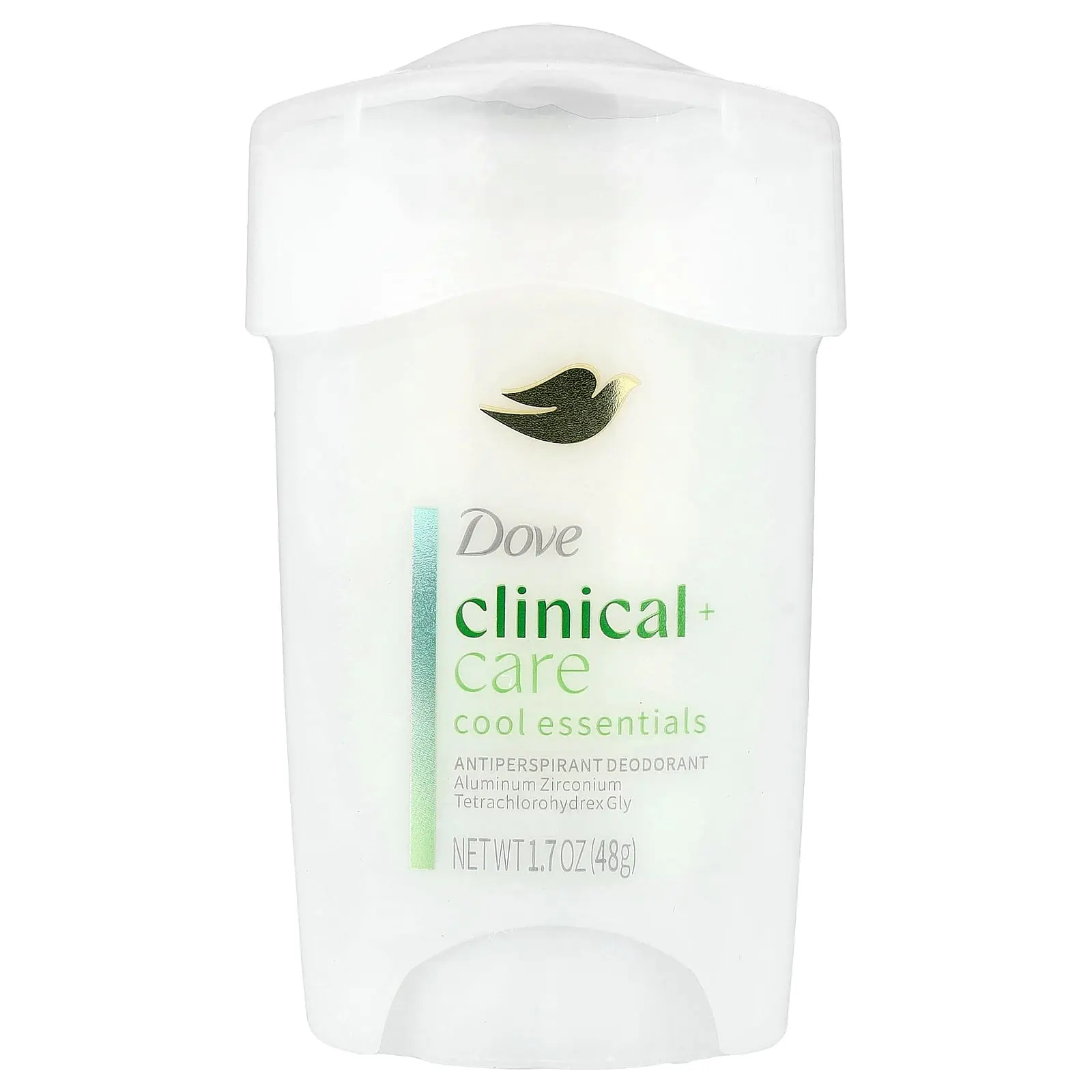 Dove Clinical + Care, Antiperspirant Deodorant, Cool Essentials, 1.7 oz (48 g)