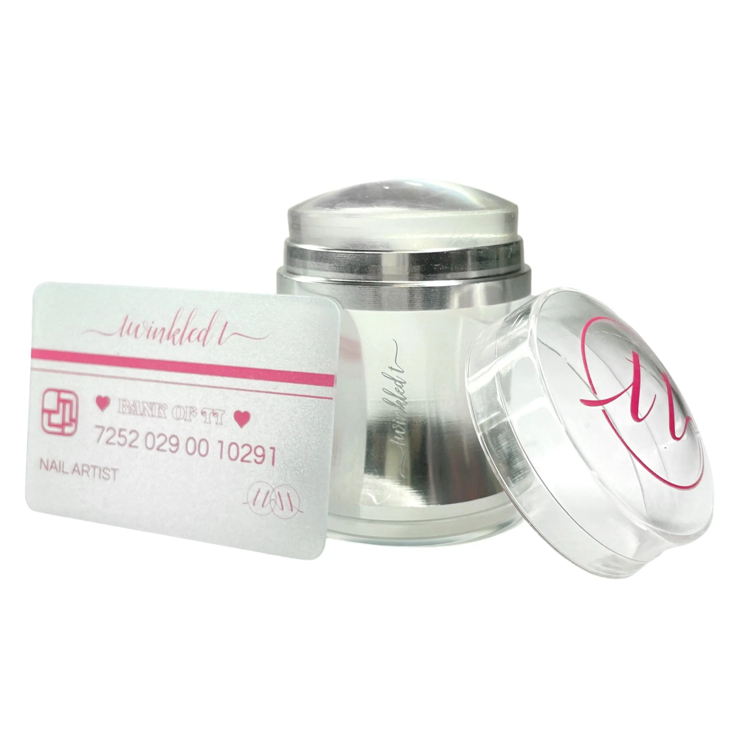 Silver Stainless Steel Stamper & Scraper