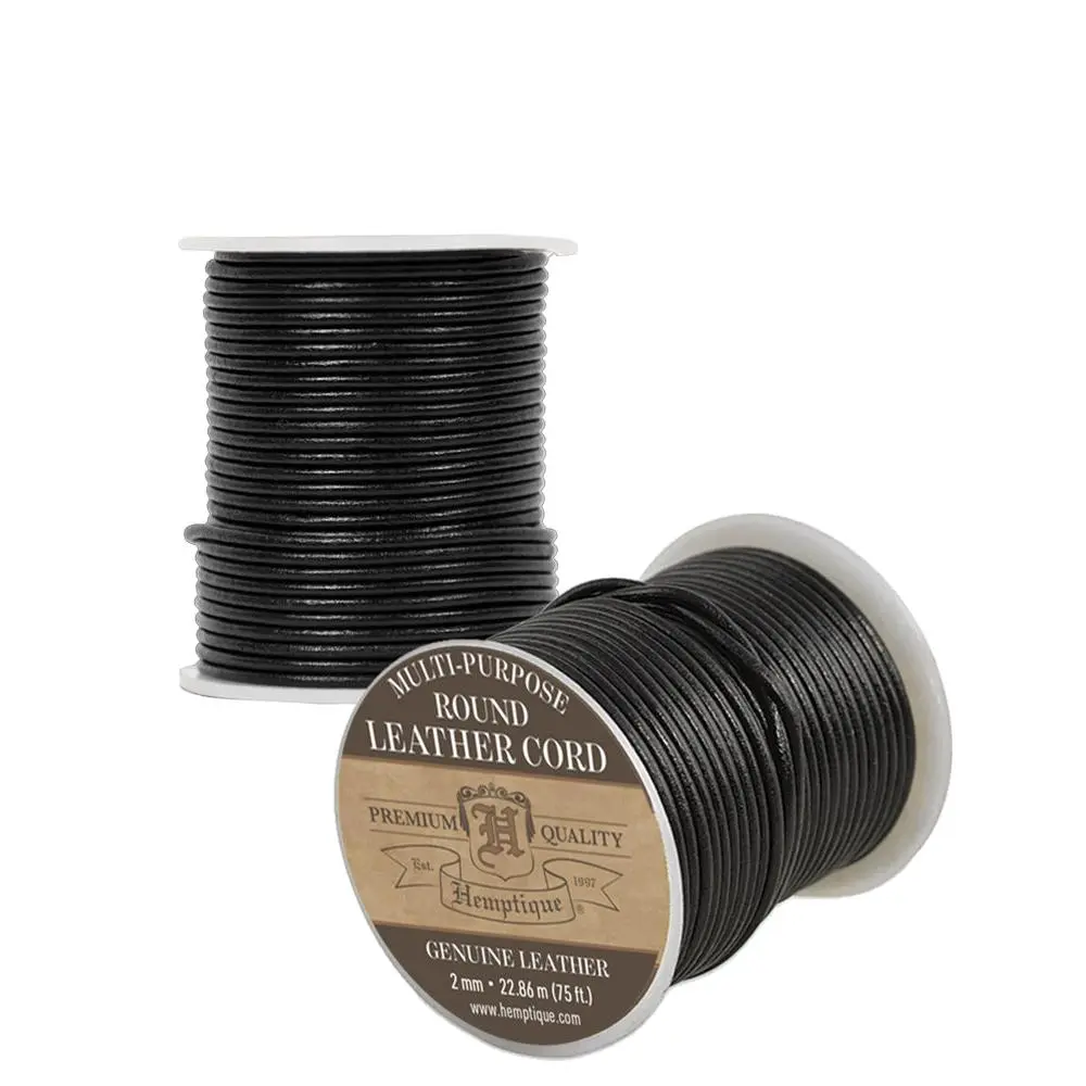 Leather Cord 2mm Round