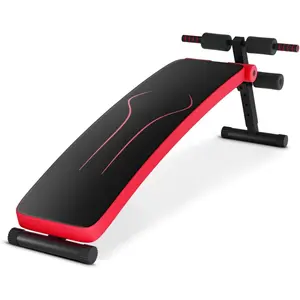 Sit Up Bench for Abs, Sit-up Bench for Ab Workout Equipment with 3 Adjustable Height Settings for Home Gym, Reverse Crunch Handle