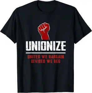 Unionize Union Strong and Solidarity - Unionize T-Shirt - Anarosavill Shop 80B0CHYWC4SV
