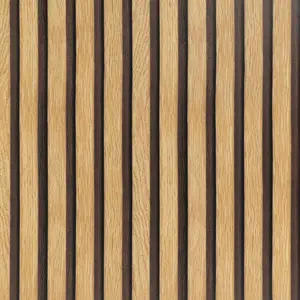 Stylish Wood Slat Peel & Stick Wallpaper 17"x240" – Waterproof PVC Vinyl Faux Wood Panel Contact Paper for Living Room & Bedroom Makeover