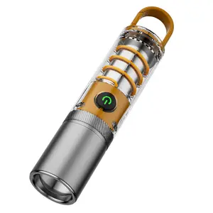 New High-Power Flashlight, Outdoor Multifunctional Long-Range Lighting Torch, White Laser Work Side Light, Waterproof and Drop-Resistant Portable Emergency Flashlight, Special Lighting Tool for Camping Hiking Exploration and Maintenance  flash lights