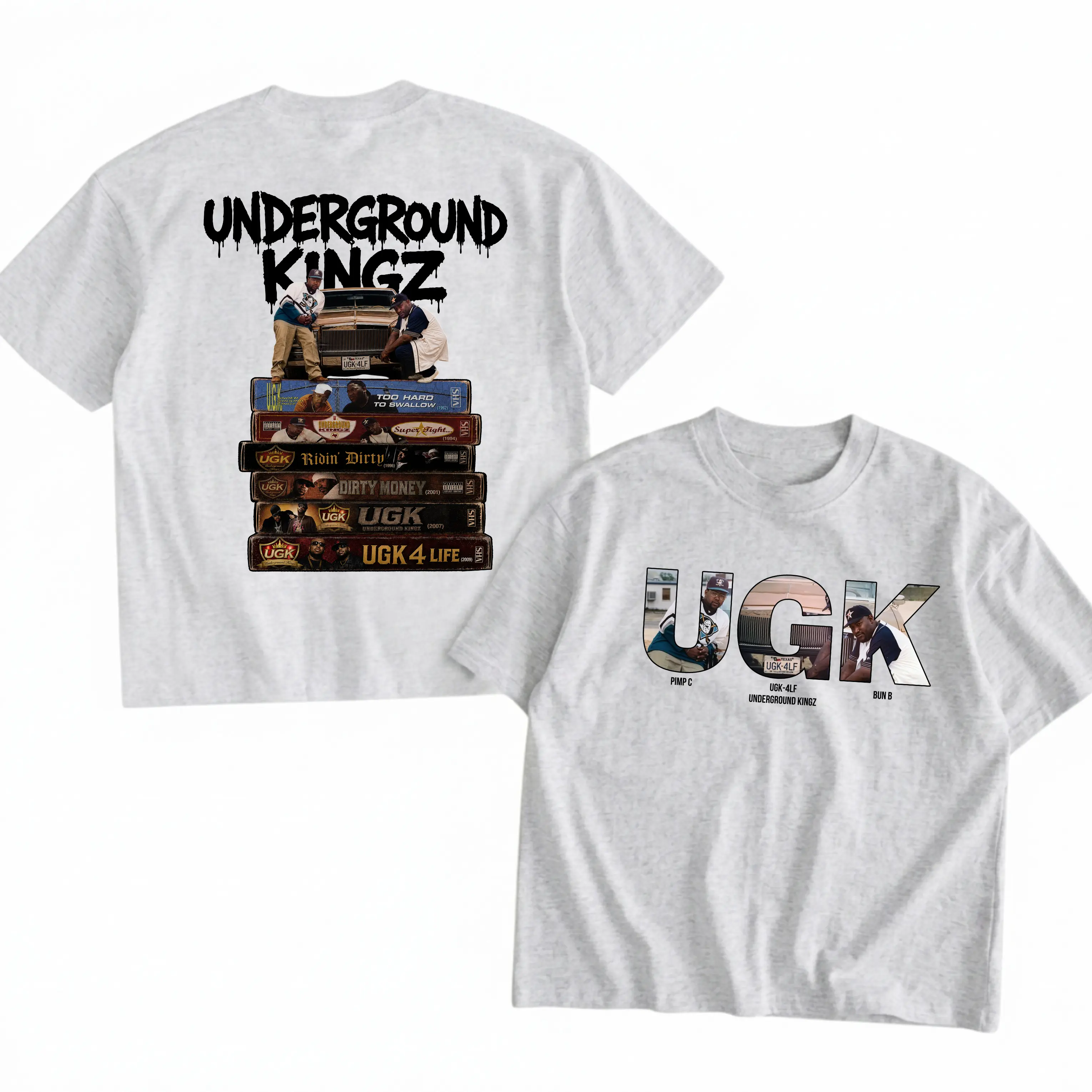 Vintage UGK Album T-shirt, Underground Kingz Graphic tee, Hip Hop Music Band Shirt, Vintage Album T-Shirt, 90s Rap Streetwear Gift, Vintage Hip Hop Graphic Tee, Unisex Shirt, Gift For Fan, For Men, For Women, Full Size, Full Color, MADE IN USA