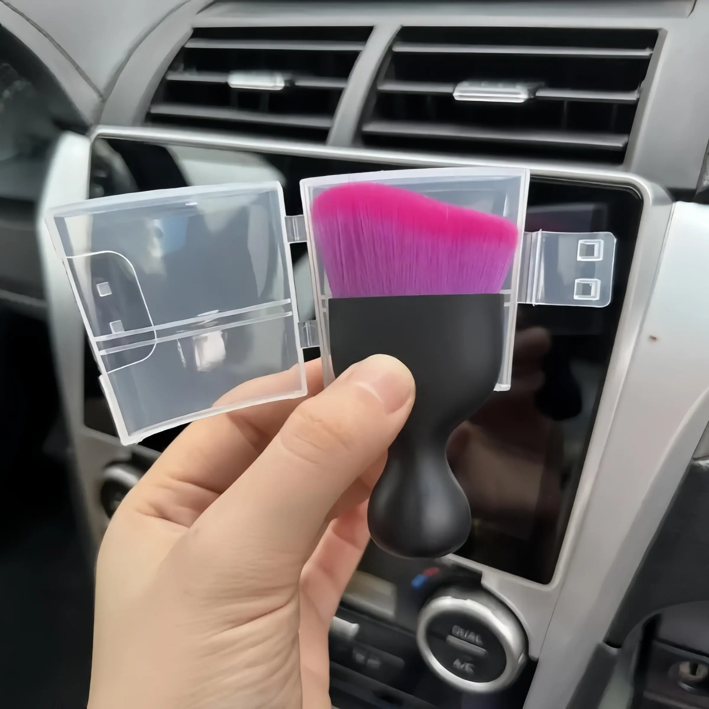 Car Interior Detail Brush, Car Air Conditioning Vent Dust Brush, Car Cleaning & Care Brush, Car Wash Accessories, Car Cleaning Tool, Car Detailing Brush, Car Cleaning Supplies, Car Detailing Product