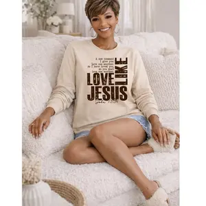 Love Like Jesus Screen Print Transfer – Christian Faith Design for T-Shirts