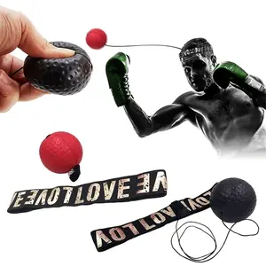 Headband Boxing Speed Ball, Boxing Speed Trainer, PU Foam Reaction Ball, Muay Thai Training Gear, Home Fitness Equipment, Hand-Eye Coordination, Stress Relief