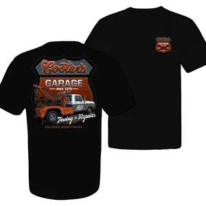 Cooter’s Garage Vintage Towing and Repair Shirt, Retro Mechanic Shop Fan Shirt, Gift for Tow Truck Drivers, Car Lovers, Dad, Husband, Unisex T-Shirt