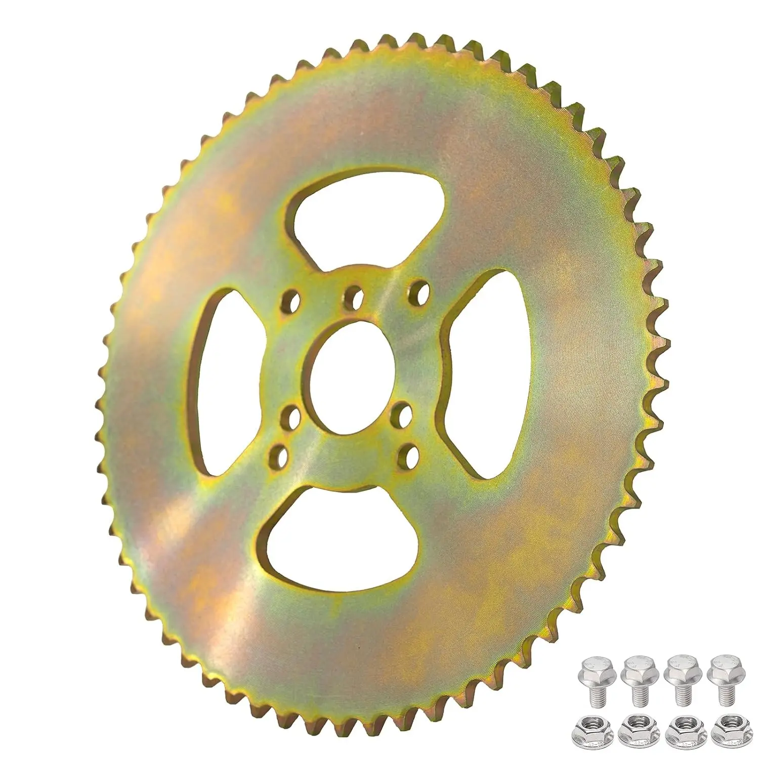 60T High Torque Rear Chain 3 Hole Sprocket # 40 41 420 for Coleman B200R B200 B200RSV RT200 RB200 CT200U CT200UEX BT200X Mini Bike