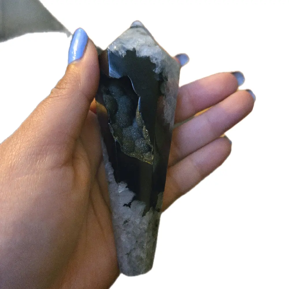 Black Agate Wand - Simple Product Description Provided