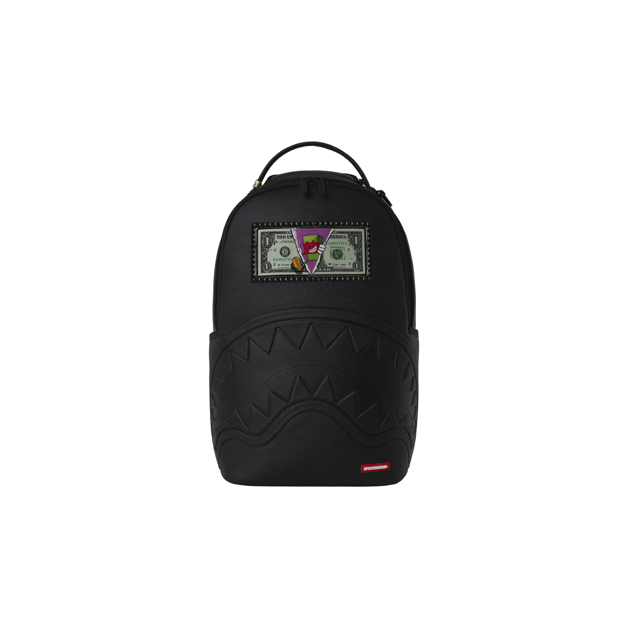 Real Money Backpack "Black" B8514