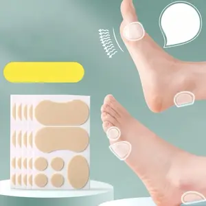 35PCS Invisible Waterproof Blister Bandages for Feet – Anti-Friction Heel Protectors, No More Shoe Pain