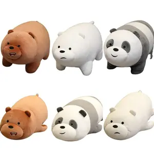 Original We Bare Bears Plush Toys Grizzly Panda Ice Bear Plush The Bare Bears Stuffed Dolls We Bare Bears Plushies Xmas Gifts