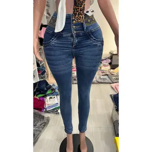 Brenda Colombian Jean with internal girdle style Lipo 360 Embroidery