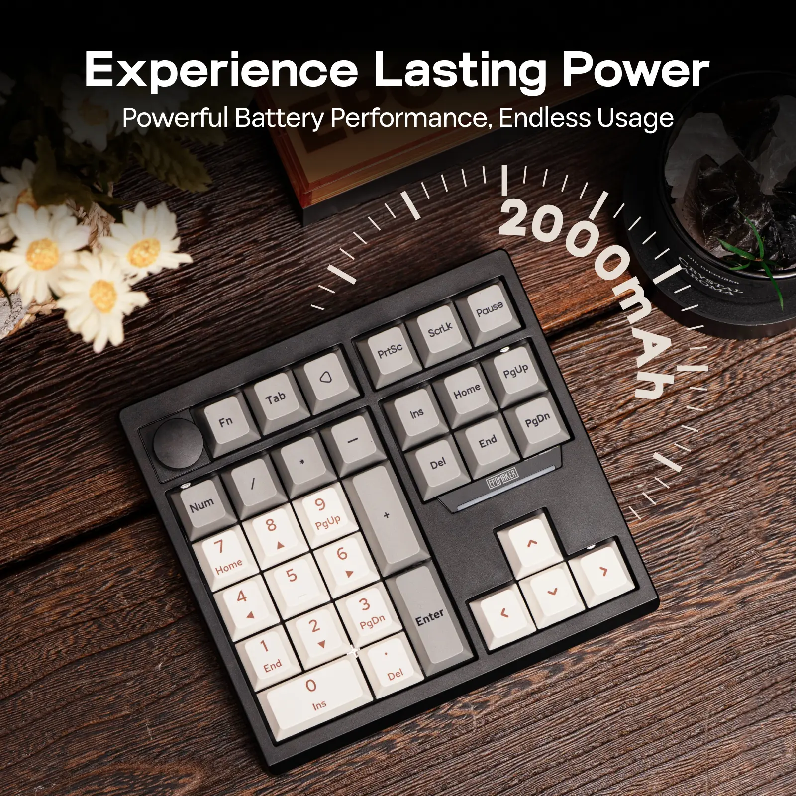 EPOMAKER TH33 Wireless Mechanical Numpad QMK/VIA Hot-Swap South