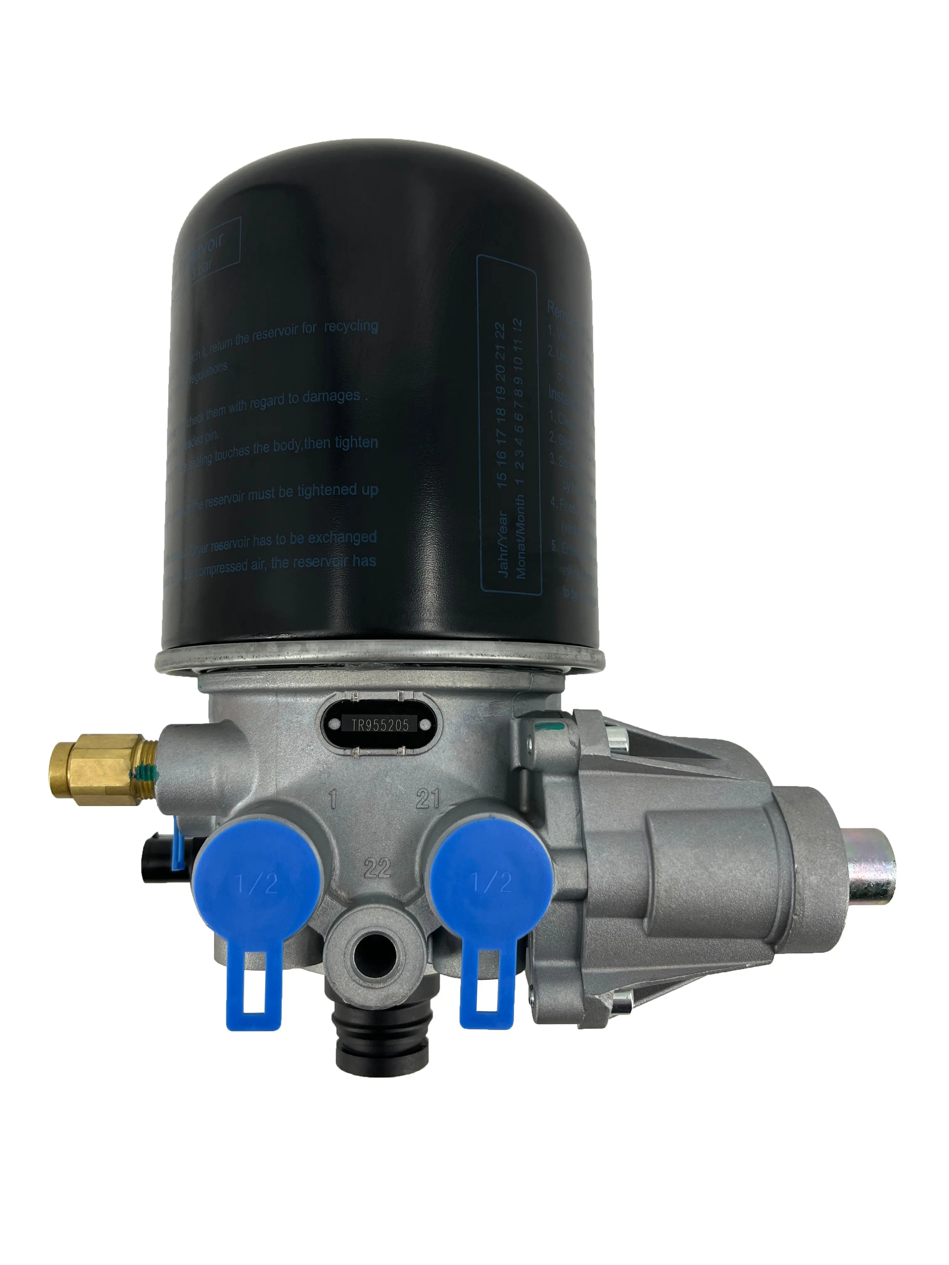 Torque R955205 Lead Air Dryer for Wabco System Saver 1200 Series, 12V Air Filter for Peterbilt (Replaces Wabco 4006110500, Midland 955205, Haldex 955205) (TR955205)