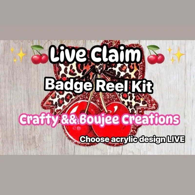 {Live Claim} Badge Reel kit