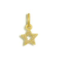 Gold, Star Girl Charm