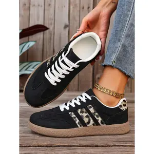 Vintage Large Size Casual Women's Training Shoes, walking shoes, Flat Bottom Spring & Fall New, Versatile Sporty Sneakers, Soft Sole Lace-Up Arkan Shoes(Sheets)