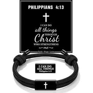 Gifts for Men Teens Baseball Soccer Football Pickleball Basketball Bracelet Cross Christian Gifts for Sports Lovers Fans Teams 2026 Graduation Gift Jewelry