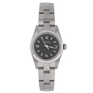 Pre-owned Rolex Oyster Perpetual Automatic Watch Stainless Steel 24 by Rebag