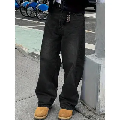 George Men's Casual Dress Pants Pleated Size 36 X 32 Black Soot