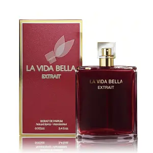La Vida Bella Extrait 3.4oz EDP Perfume Spray for Women with 5ml Travel Spray, Long Lasting Floral-Fruity Scent, Versatile for Day or Night, 100ML