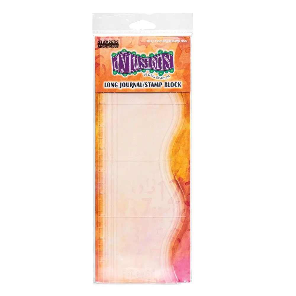 Dylusions Stampers Anonymous Long Journal Stamp Block