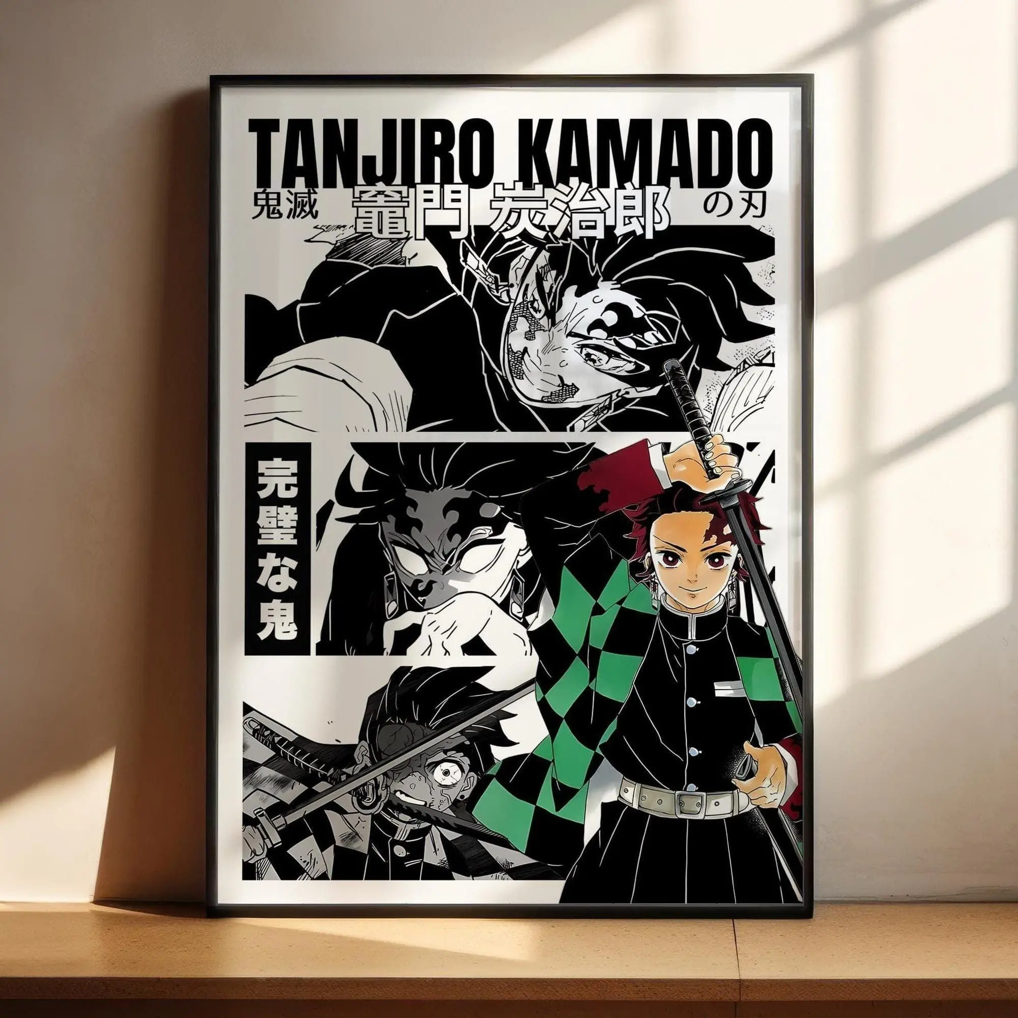 Demon Slayer Anime Poster - Kimetsu no Yaiba Tanjiro Anime Art Print Anime Gifts