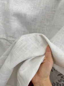 Off White Natural Linen