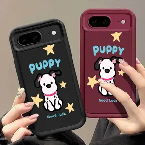 1 Piece Google Pixel 8 Lucky Puppy Flexible Cover Designed For Pixel 8 Featuring Lightweight For Entertainment