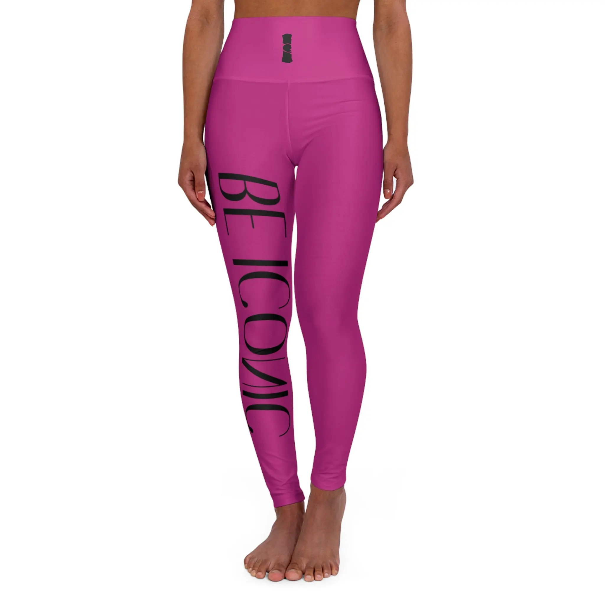 Iconic Streetwear Leggings - Dark Pink, Comfortable Fit, Versatile Style, Ideal for Everyday Wear