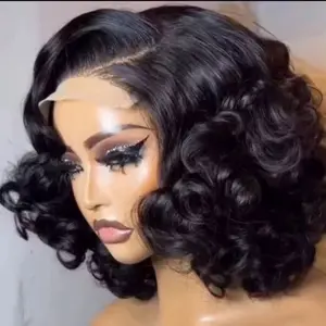 Bouncy curl super double drawn 300% density , 14 A
