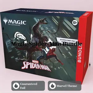 Wizards of The Coast Magic: The Gathering Marvel's Spider-Man Bundle Guaranteed Foil Card in Every Pack for Collectors Aged 13+