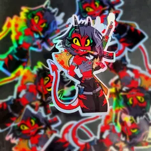 Agent Millie  holographic sticker Decor Decorative