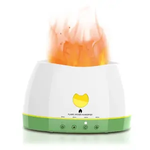 2025 New Types Essential Oil Diffuser Flame Diffuser Cool Mist Air Humidifier for baby