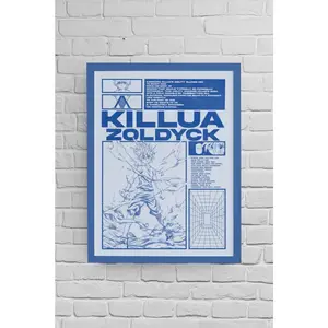 Killua Zoldyck Hunter x Hunter Godspeed Anime Lover Gift Anime Wall Decor HxH Poster Manga Art Otaku Room Decor