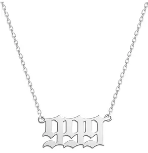 Stainless Steel 999 Angel Number Necklace - Ending of a Cycle in Your Life