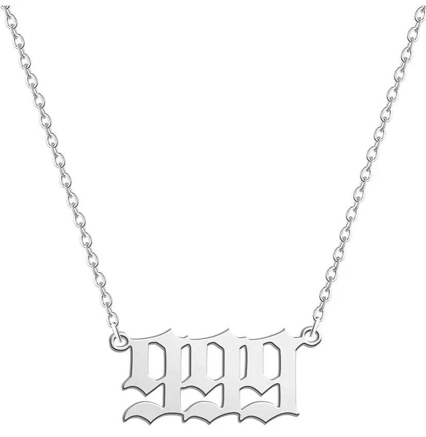 Stainless Steel 999 Angel Number Necklace - Ending of a Cycle in Your Life