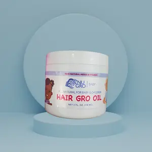 NU-GRO Baby & Kids All-Natural Hair-GRO Oil - 4 Steps to Hair Growth