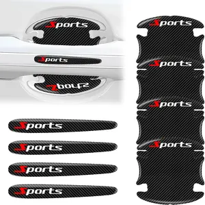 Door Handle Protector, 8 count Door Protectors for , Black, Door Handle Cup Protective Film for   (Bowl*4+Handle*4)