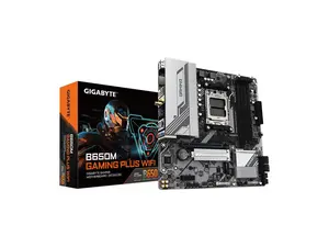 GIGABYTE B650M GAMING PLUS WIFI AM5 LGA 1718 AMD B650 M-ATX, DDR5, PCIe 4.0 M.2, PCIe 4.0, USB 3.2 Gen 1 Type-C, Wi-Fi 6E, 2.5GbE LAN GIGABYTE B650M GAMING PLUS WIFI AM5 LGA 1718 AMD B650 M-ATX, DDR5, PCIe 4.0 M.2, PCIe 4.0, USB 3.2 Gen 1 Type-C, Wi-Fi 6E, 2.5GbE LAN