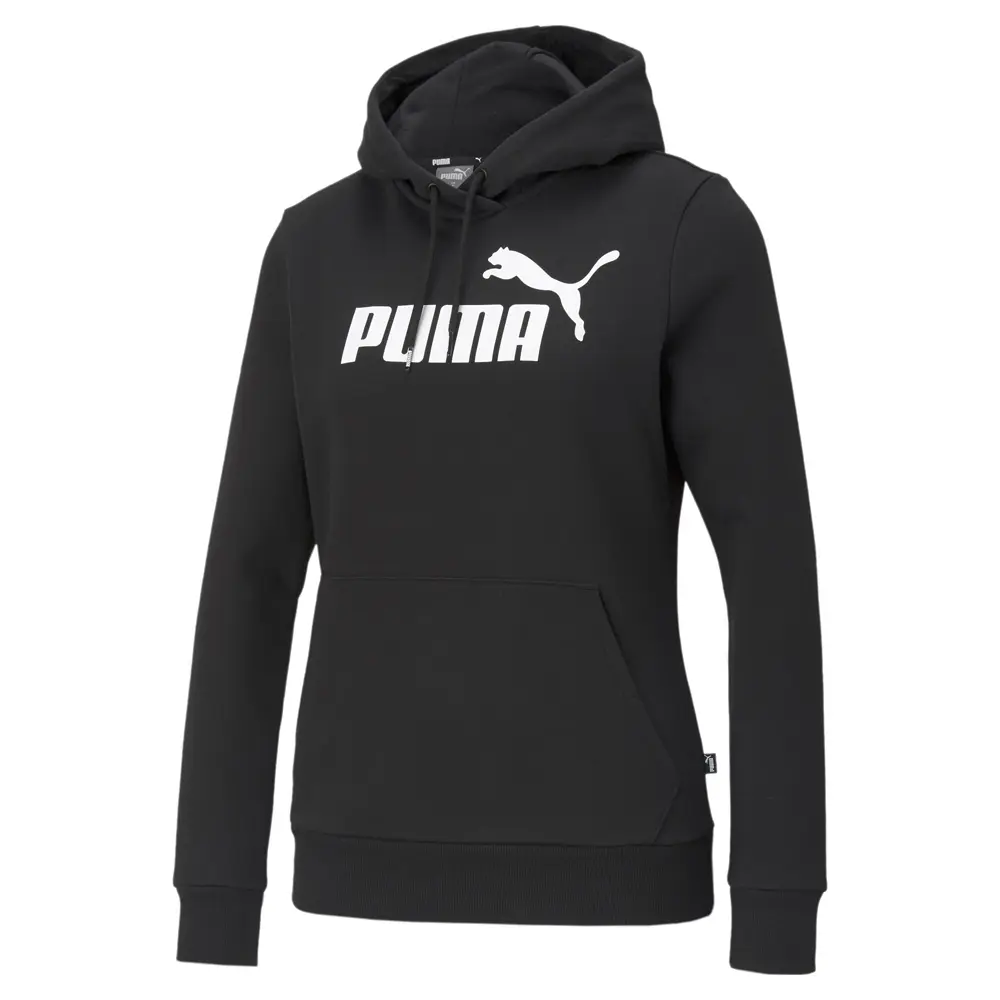 PUMA Womens Essentials Logo Hoodie Casual Outerwear Casual Hoodie - Black
